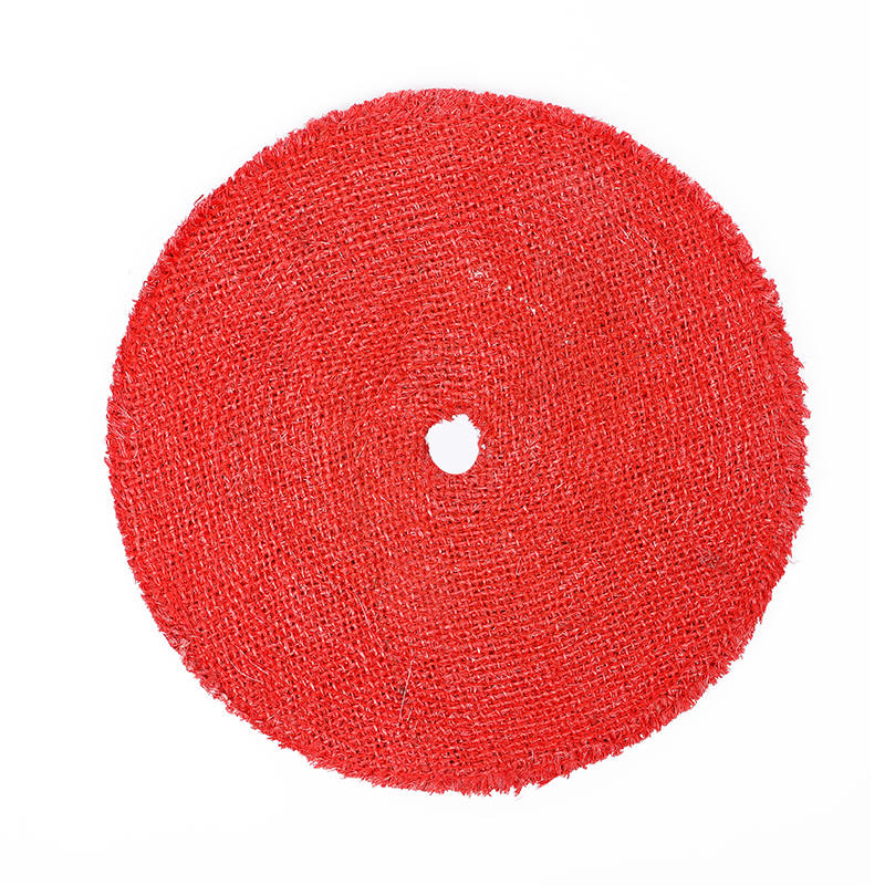 Roda de sisal pura plana vermelha OEM
