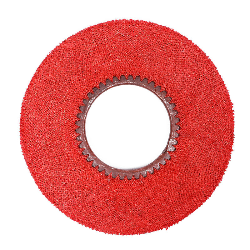 Roda de Sisal Plana Vermelha