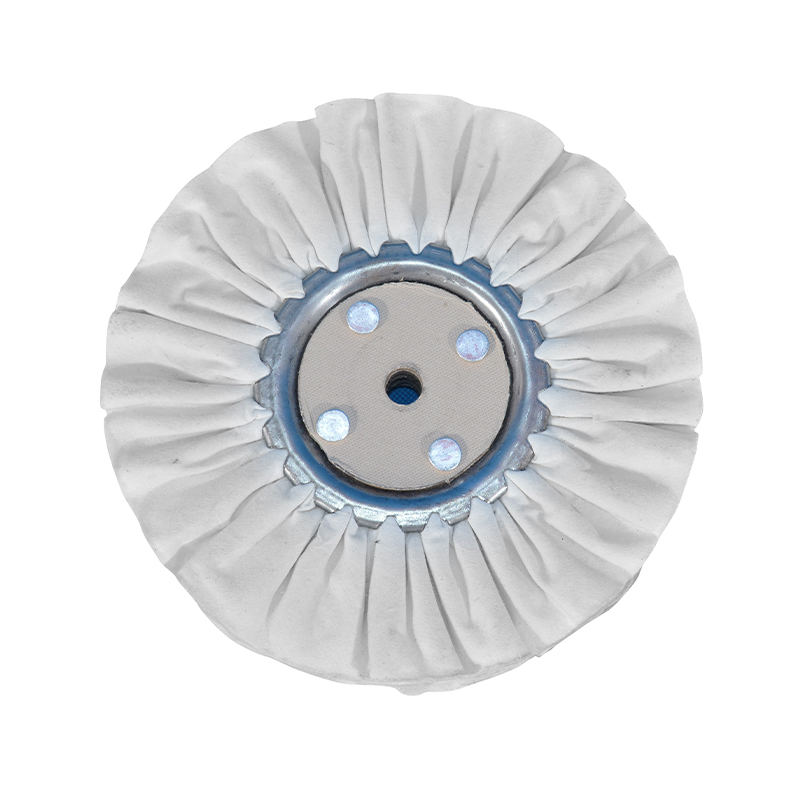 Roda de pano macio branco para aço inoxidável
