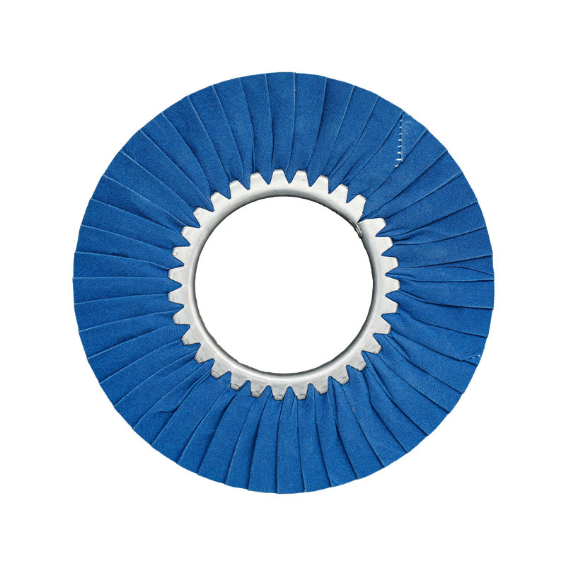 Roda de pano dobrável endurecida azul para aço inoxidável